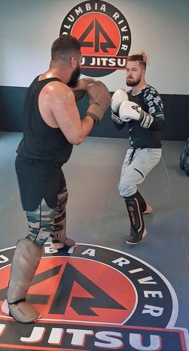 Striking class at Columbia River Jiu Jitsu Striking class at Columbia River Jiu Jitsu Vancouver WA Image